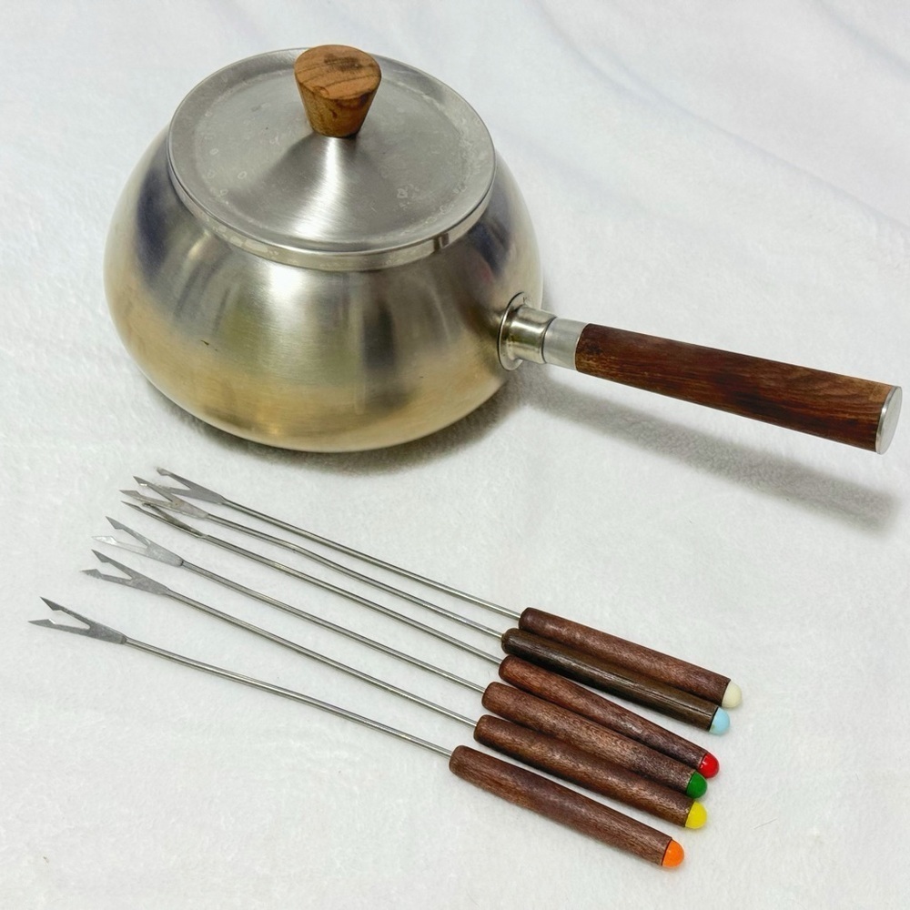 Vintage MCM 70s Imperial Japan Fondue Set